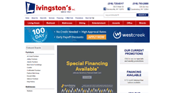 Desktop Screenshot of livingstonsfurn.com